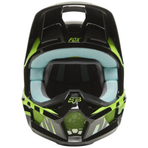 Fox V1 Trice Youth Teal Motocross Helmet - Image 5