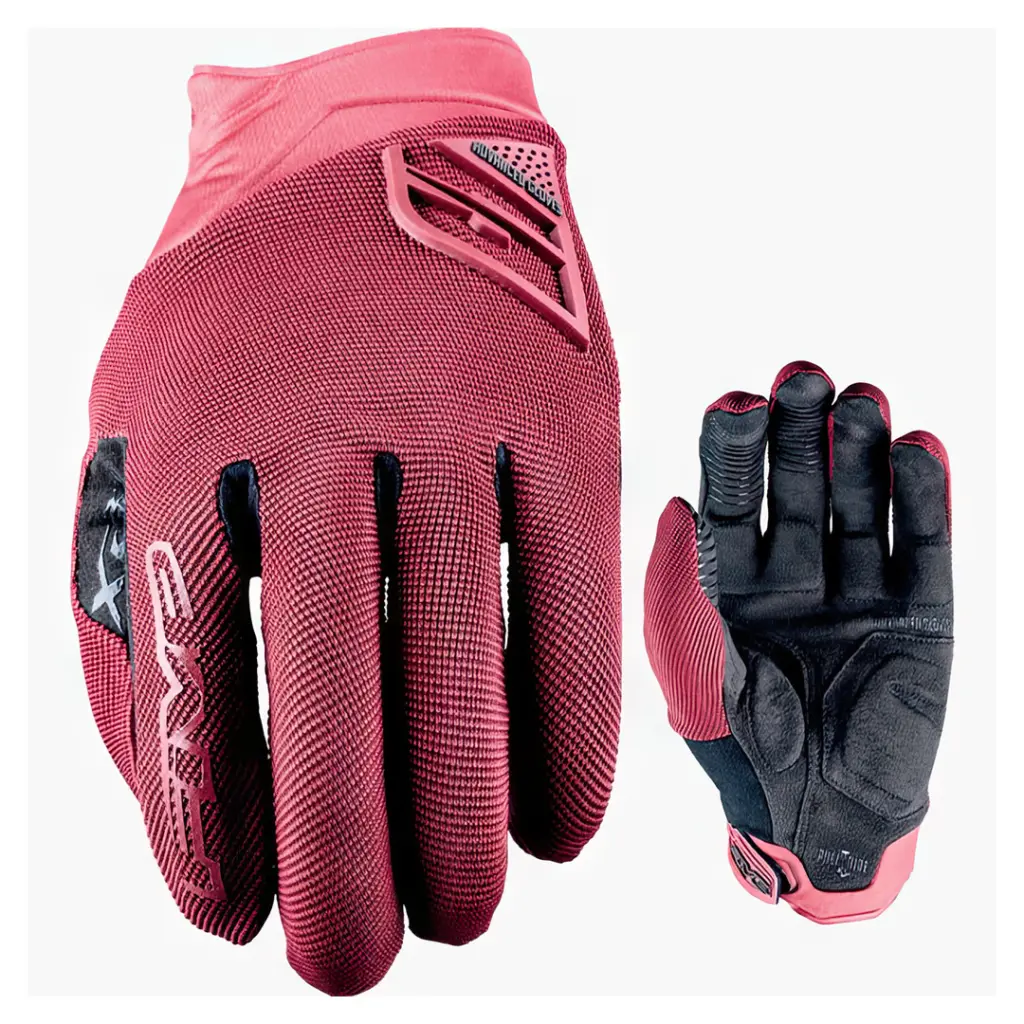 FIVE XR Trail Gel MTB Gloves Burgundy