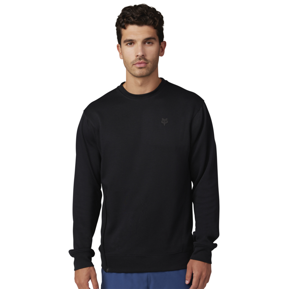 Fox balance Fleece Crew Black - Image 1