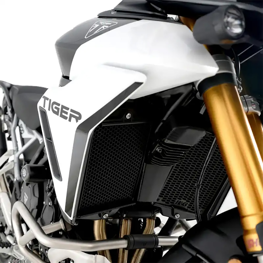 PRO Radiator Guard for Triumph Tiger 900(GT/GT PRO/RALLY/RALLY PRO) 20- 850 SPORT 21- Black R&G - Image 1