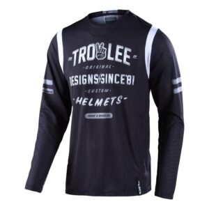 Troy Lee Designs GP Air Roll Out Motocross Jersey Black - Image 2