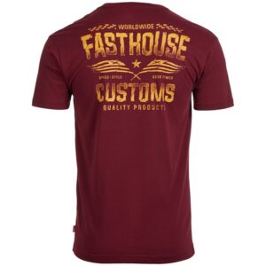 Fasthouse Tremor Tech Tee Maroon - Image 2