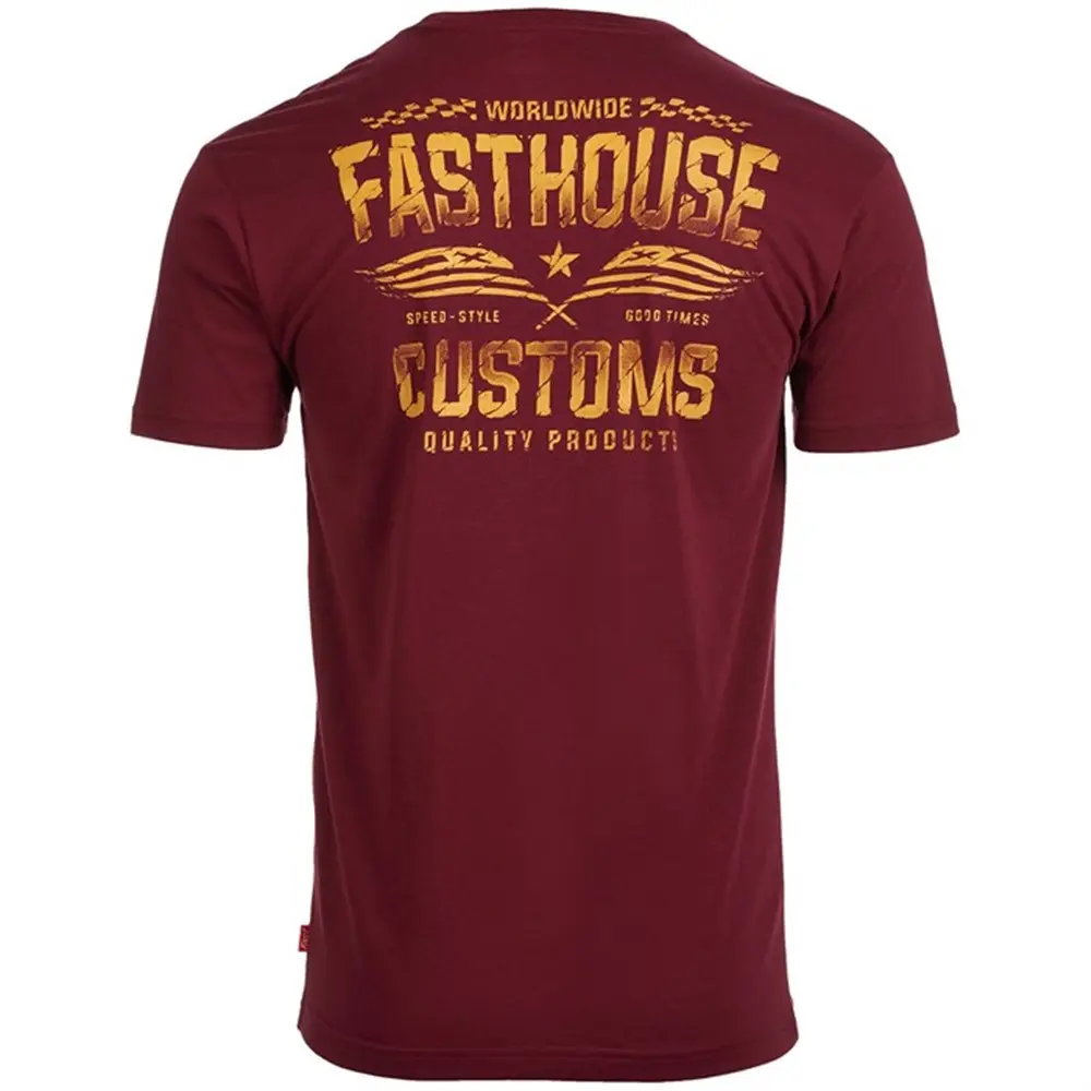 Fasthouse Tremor Tech Tee Maroon