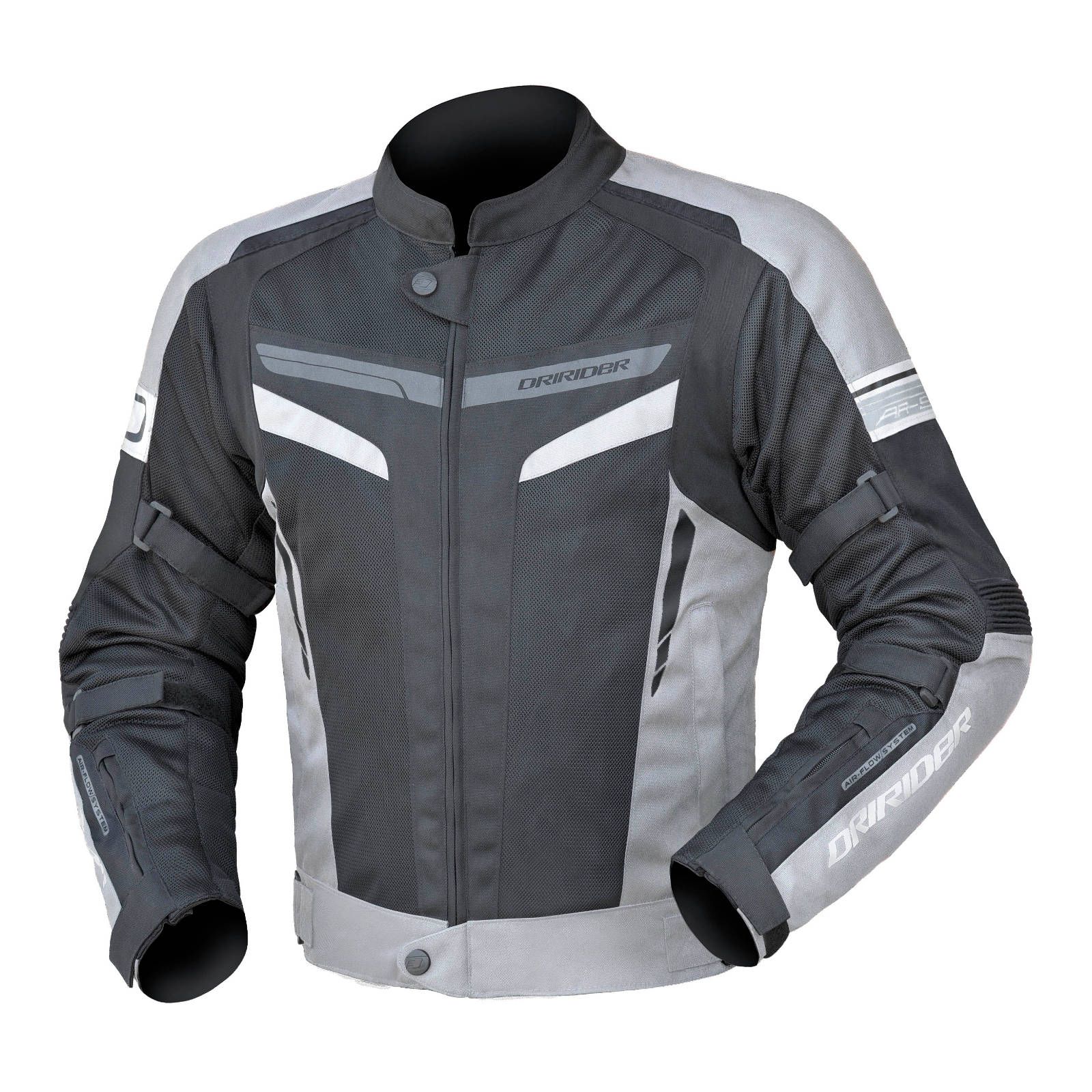 Dririder Airride 5 Road Jacket Silver/Black - Image 1