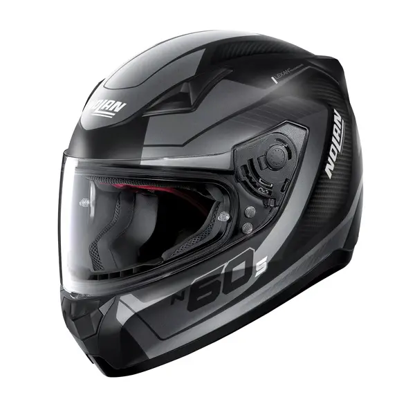 HELMET N60-5 VELES FLAT BLACK/WHITE MEDIUM