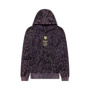 Fox Image Print Fleece Pullover Plum Perfect - Image 3