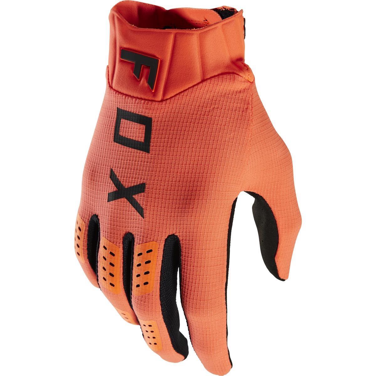 Fox Flexair Motocross Gloves Flo Orange - Image 1