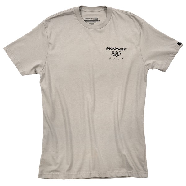 Fasthouse 805 Beer Run Tee Light Grey - Image 3
