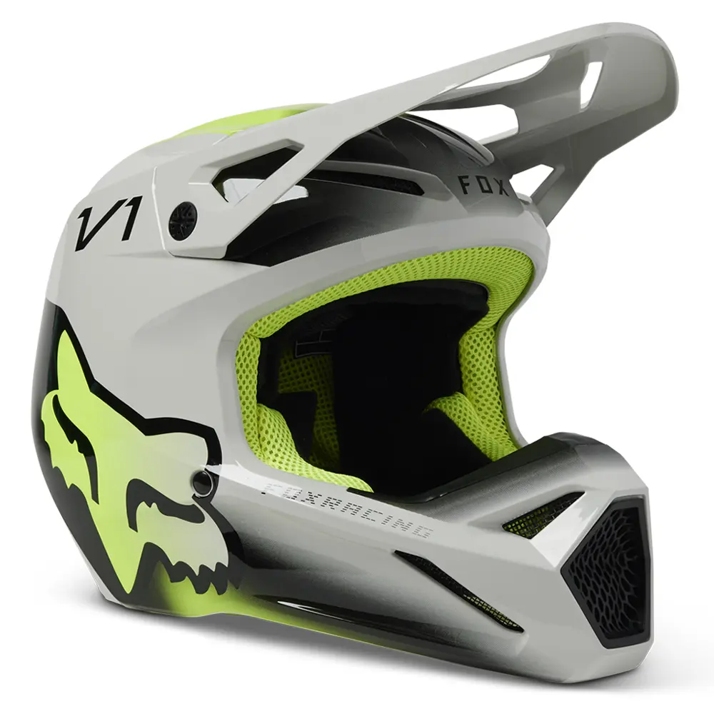Fox V1 TOXSYK MIPS ECE Motocross Helmet Youth Steel Grey