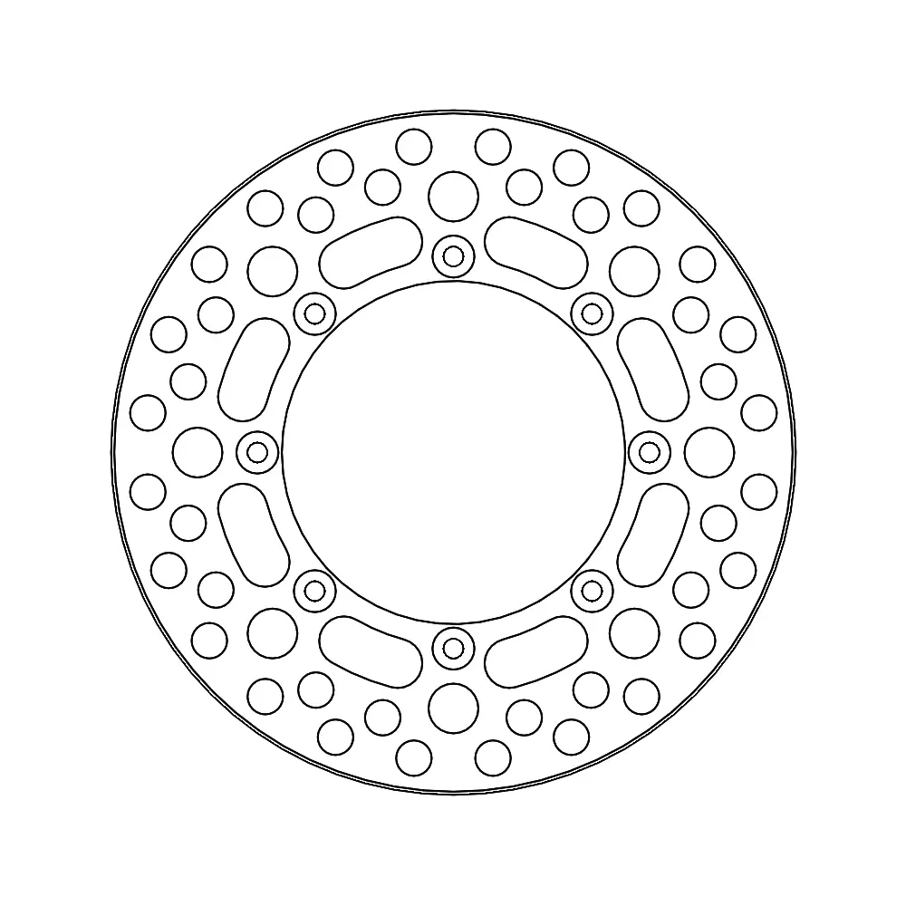 BRAKE DISC REAR MOTO MASTER VINTAGE KAWASAKI KX125 KX250 KX500 86-88