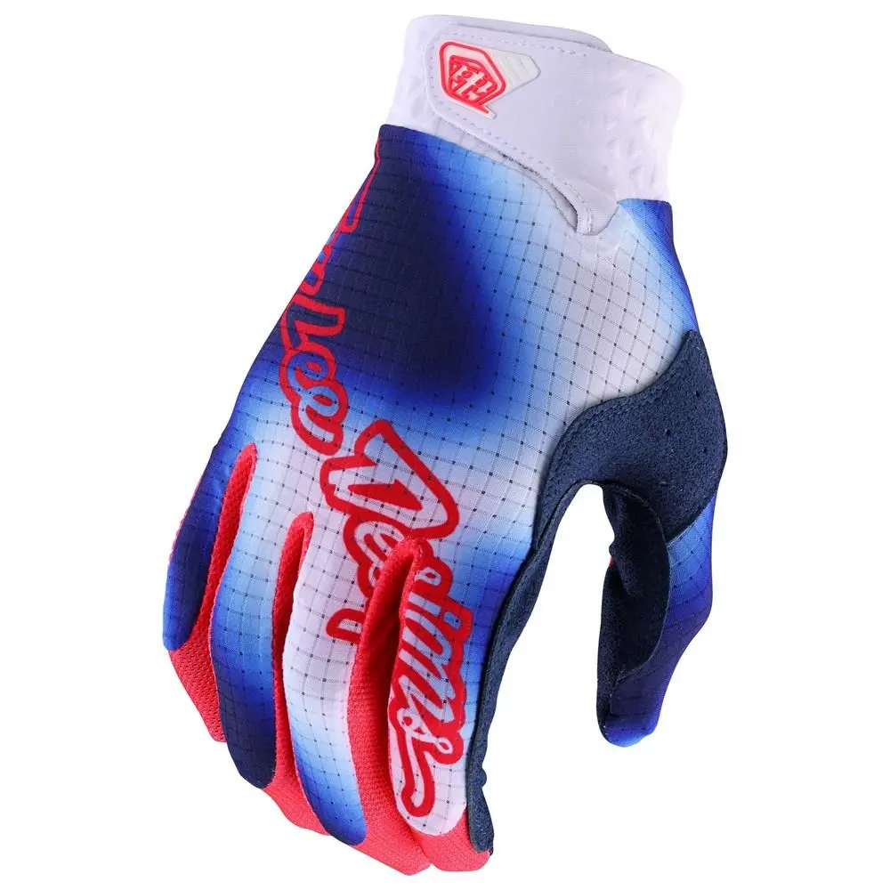 Troy Lee Designs Air Motocross Gloves Lucid White / Blue