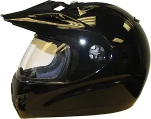 Adventure Helmet Zeus 2100B DualSport Black