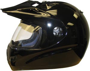 Adventure Helmet Zeus 2100B DualSport Black - Image 1