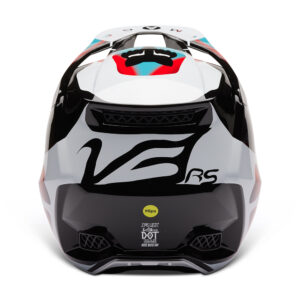 Fox V3 RS SYZ MIPS ECE Motocross Helmet Black/White - Image 4