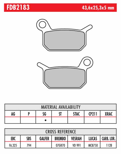 FERODO BRAKE BPADS 312ST - Image 125