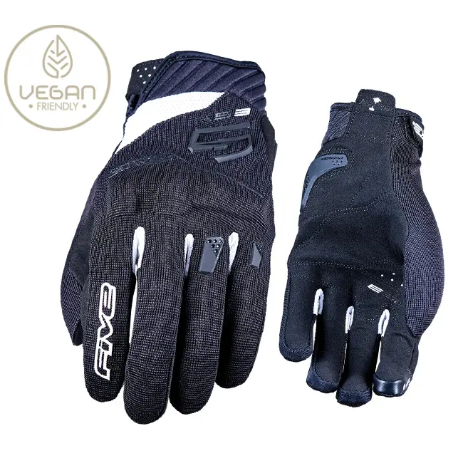 Five RS3 EVO Motocross Gloves Youth Black/White