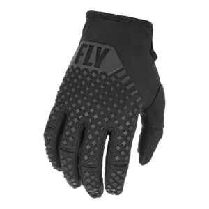 Fly Kinetic Black Motocross Gloves - Image 1