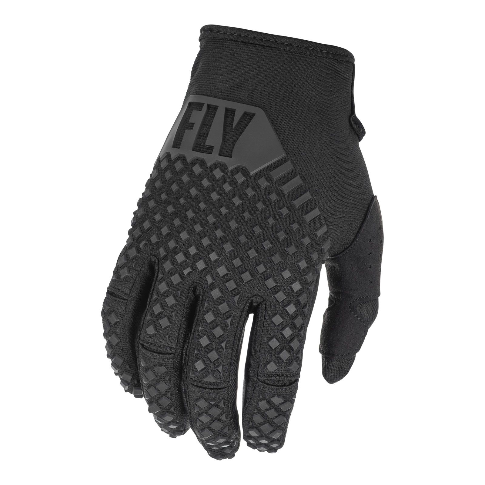 Fly Kinetic Black Motocross Gloves - Image 1