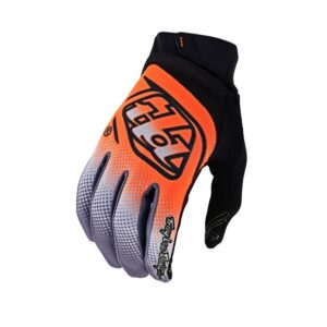Troy Lee Designs GP Pro Motocross Gloves Bands Neo Orange/Grey - Image 2