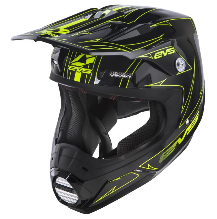 EVS T5 HELMET PINNER BK/HV MD - Image 4