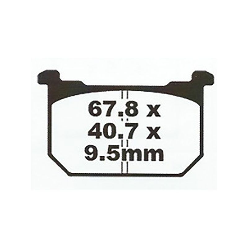 PREMIER BRAKE PADS HI-PERF SINT PH014 - KAW - Image 1
