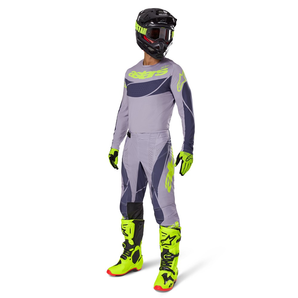 Alpinestars Techstar Dreem Motocross Jersey Gray/Dark Gray - Image 4