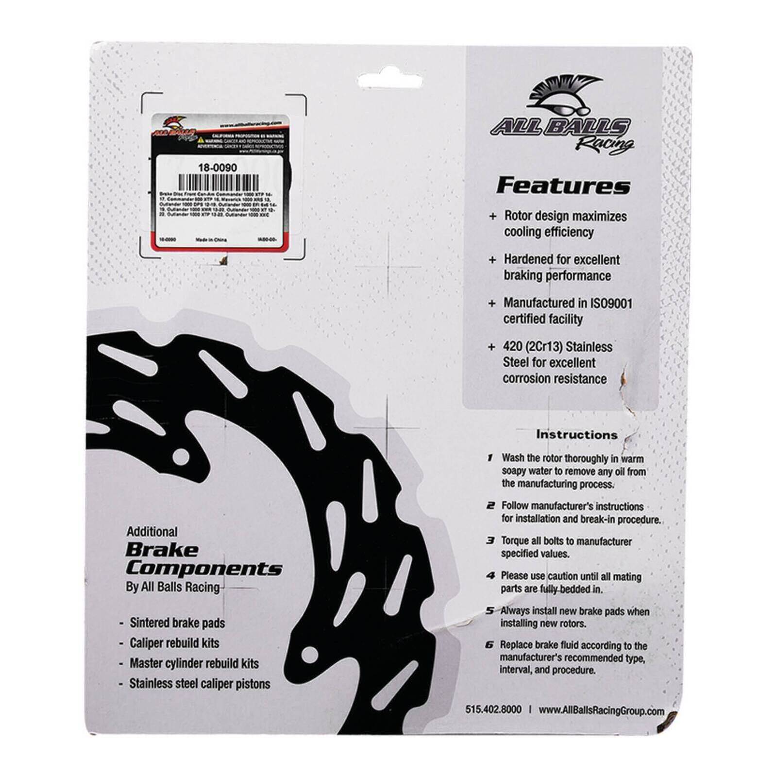 Brake Disc Front / Rear 18-0090 - Image 5