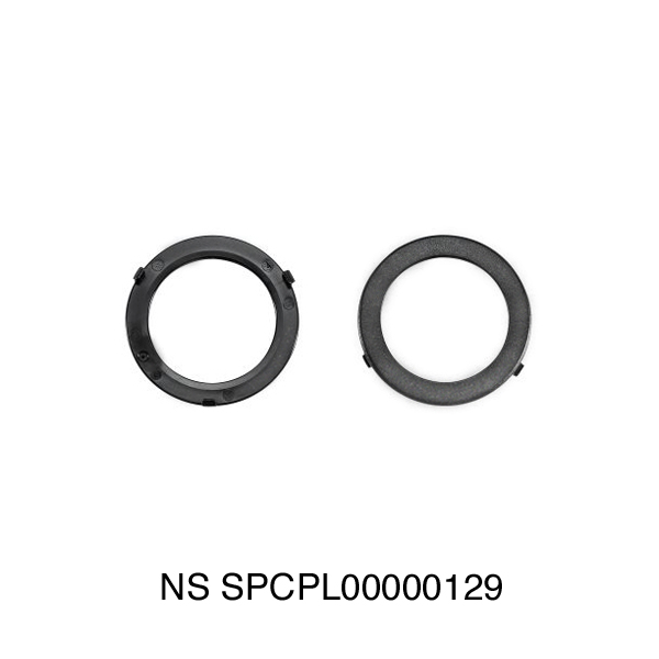 COVER PLATES (OUTSIDE OF VISOR) N44/EVO - DARK GREY - NLA - Image 1