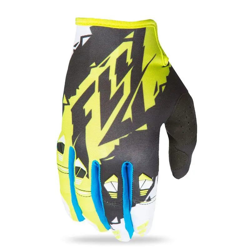 FLY KINETIC GLOVE '17 BLK/LME SZ 10 LGE