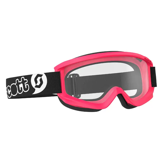 Agent Goggle Pink Clear Lens Scott Youth