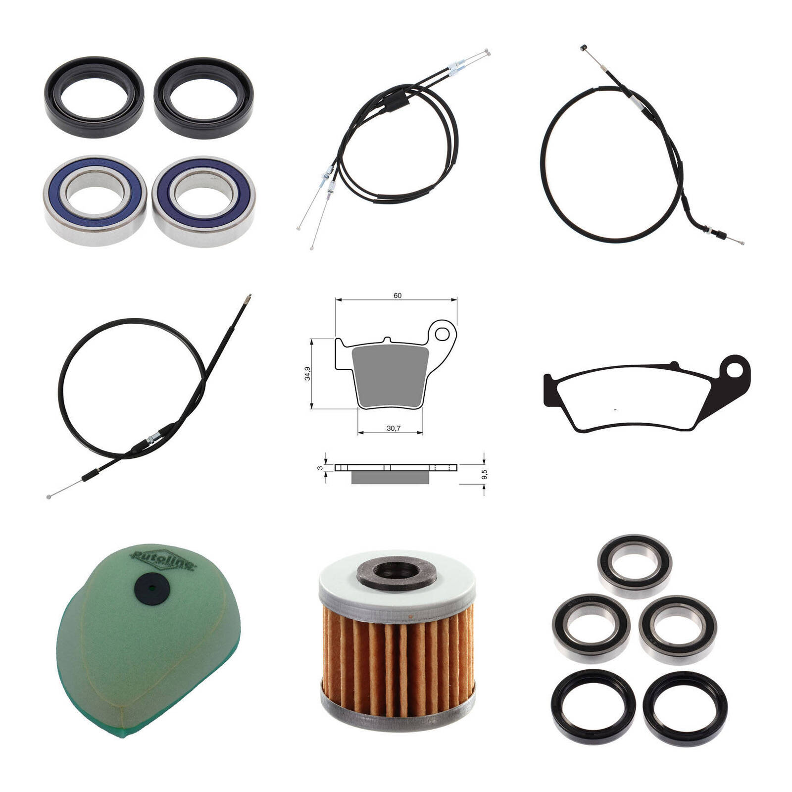 Offroad Refurb Kit - Honda CRF450R '07-'08 - Image 1