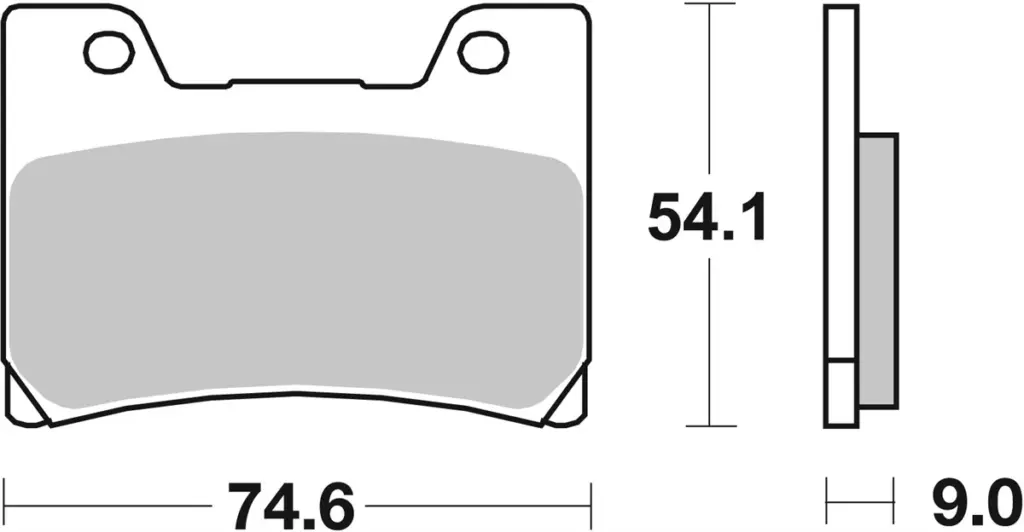 SBS 645HS Front Brake Pads