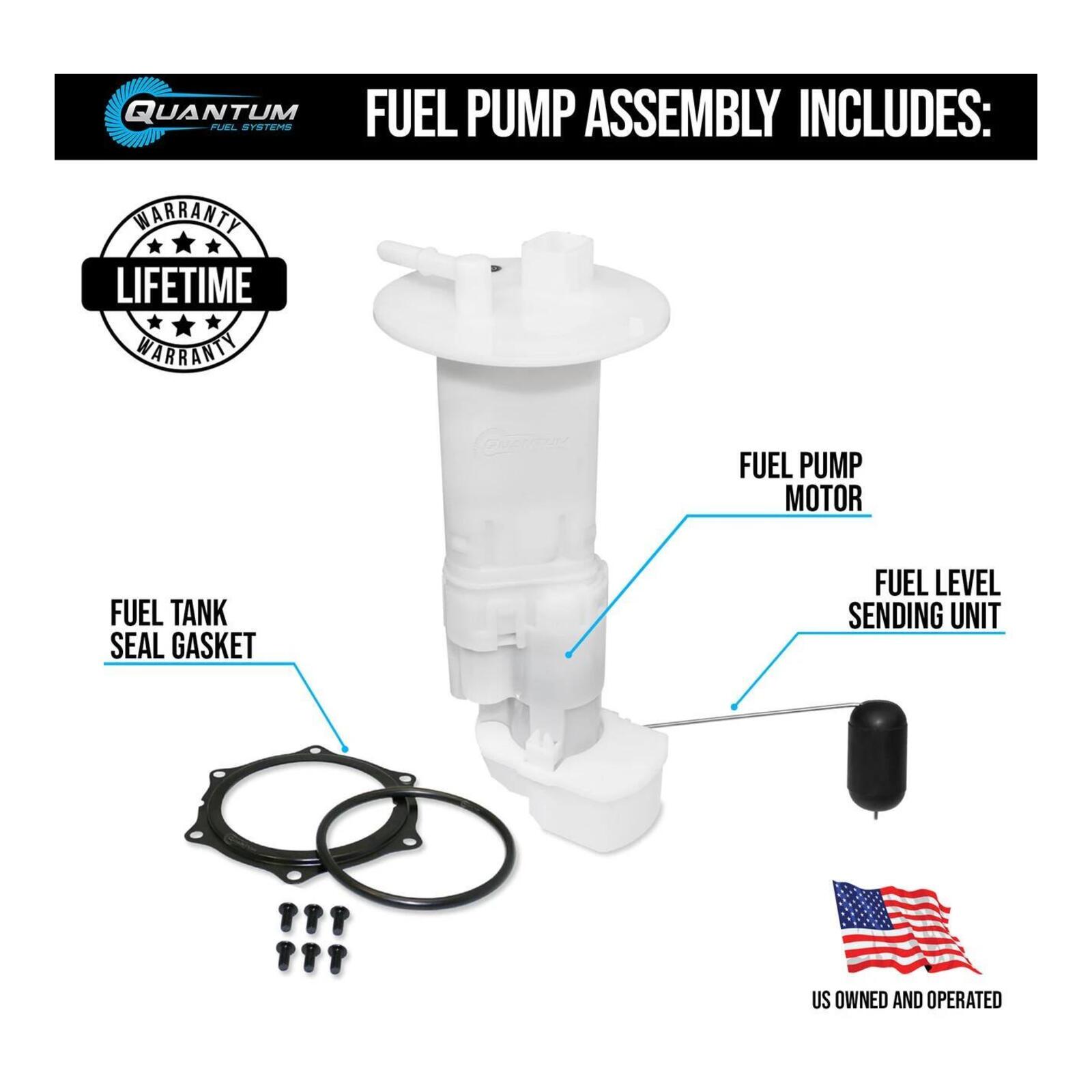 Quantum In-Tank EFI OEM Replacement Fuel Pump with Assembly - Image 2
