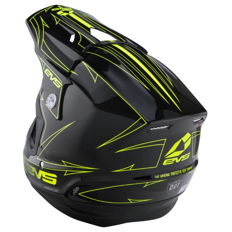 EVS T5 HELMET PINNER BK/HV MD - Image 3