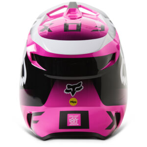 Fox V1 Leed MIPS ECE Motocross Helmet Pink - Image 6