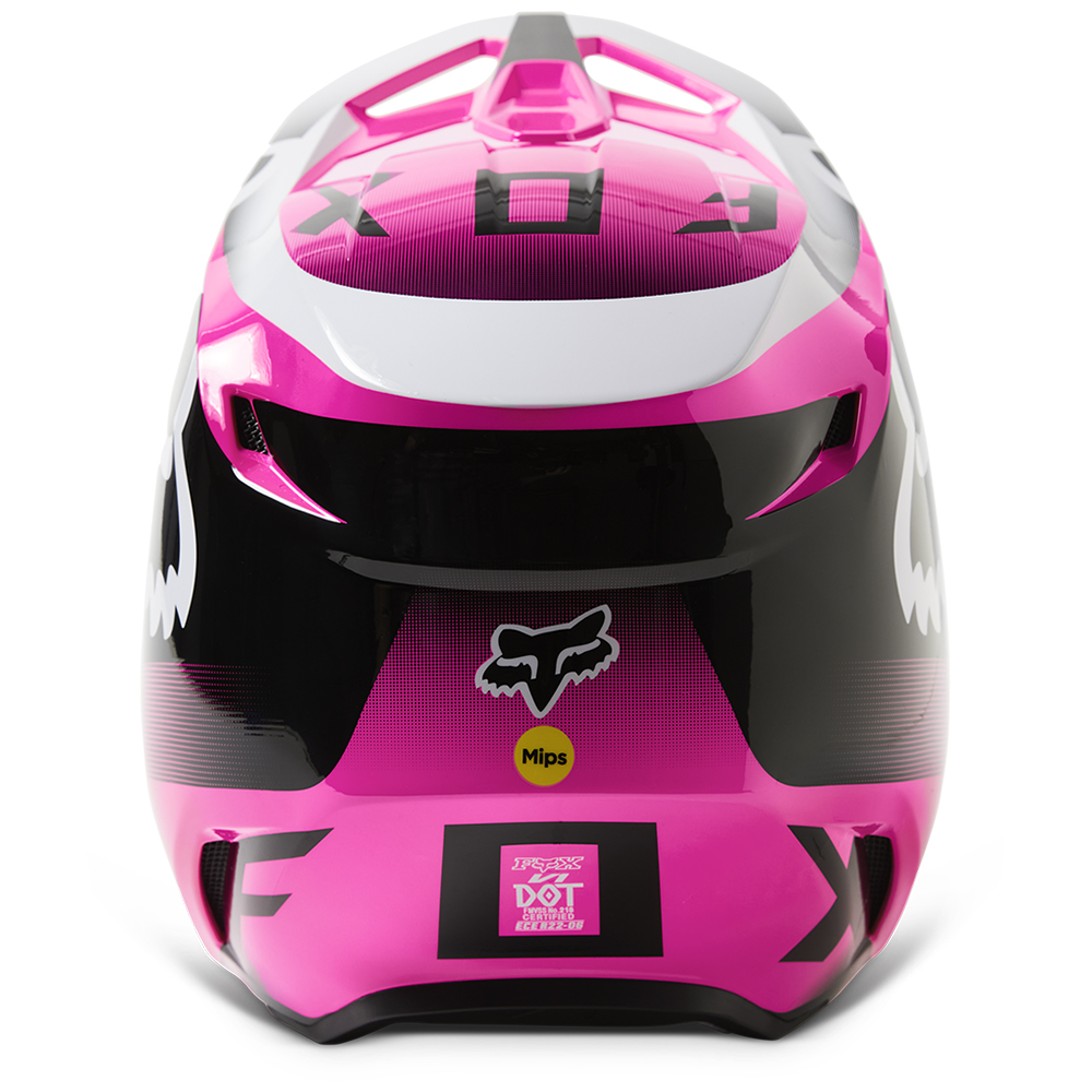 Fox V1 Leed MIPS ECE Motocross Helmet Pink - Image 6