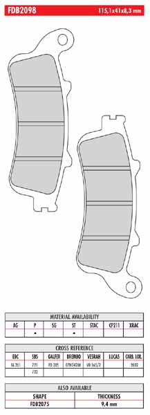 FERODO BRAKE BPADS - Image 100