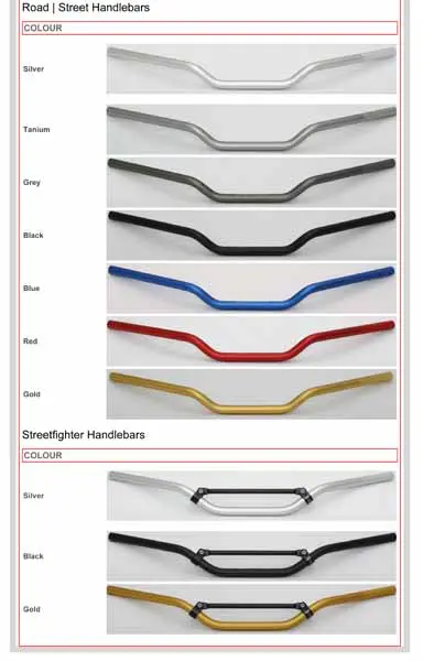 RENTHAL 7/8 ROAD HIGH SIL