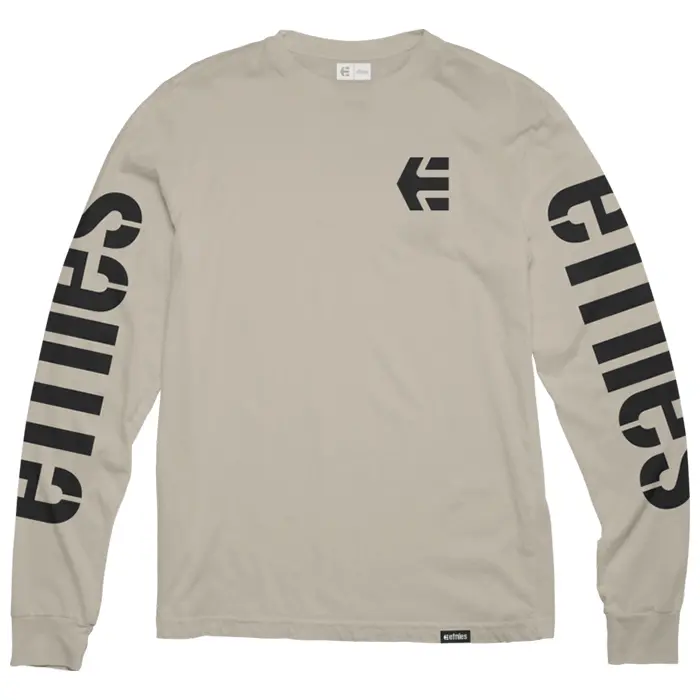 Etnies Icon Long Sleeve Tee Natural