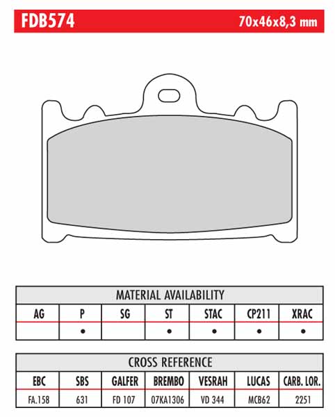 FERODO BRAKE BPADS (RE-BP-102) - Image 54