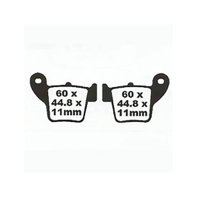 PREMIER BRAKE PADS HON CR 02 -Rr - Image 1