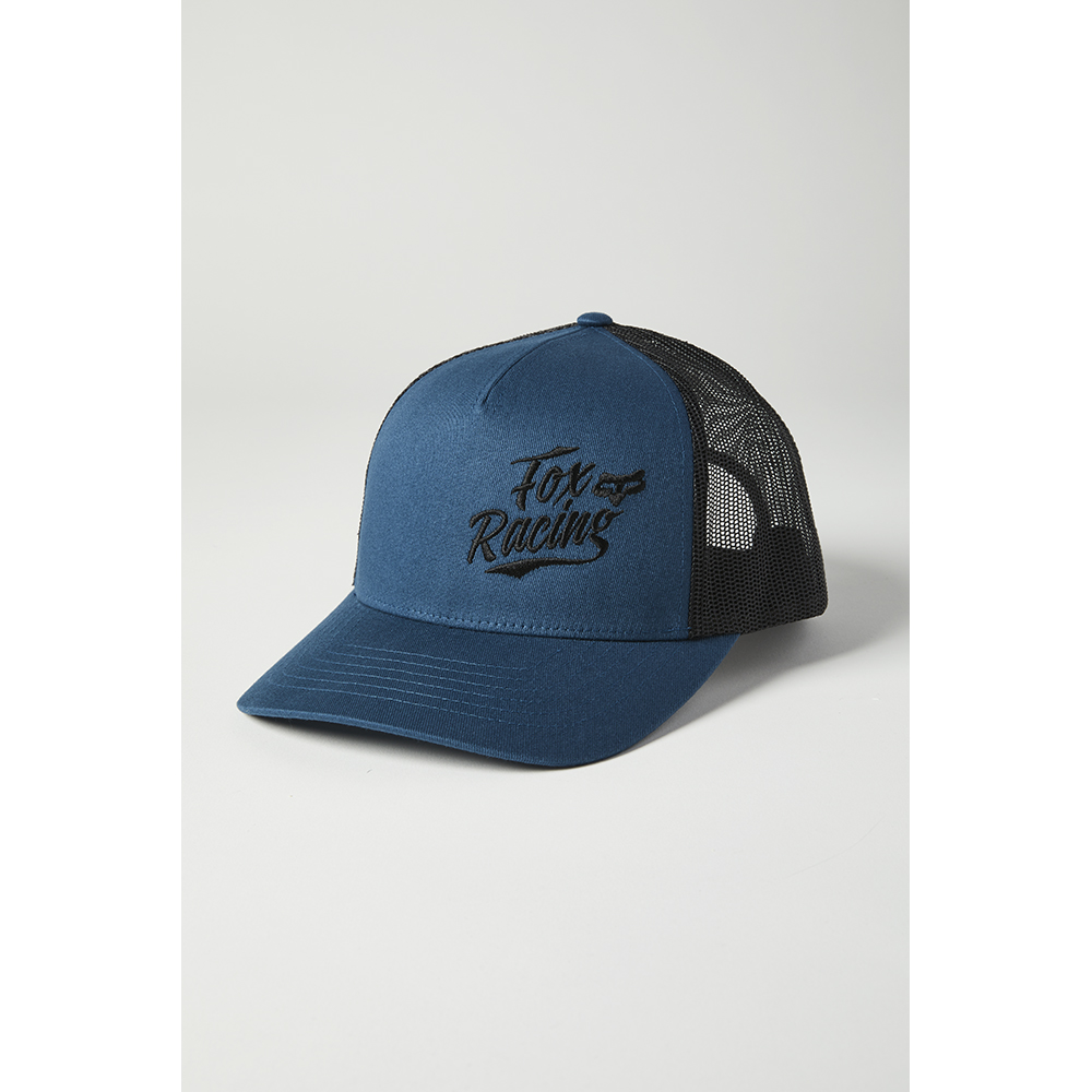 Fox Wanderer Womens Dark Indigo Trucker Hat - Image 1