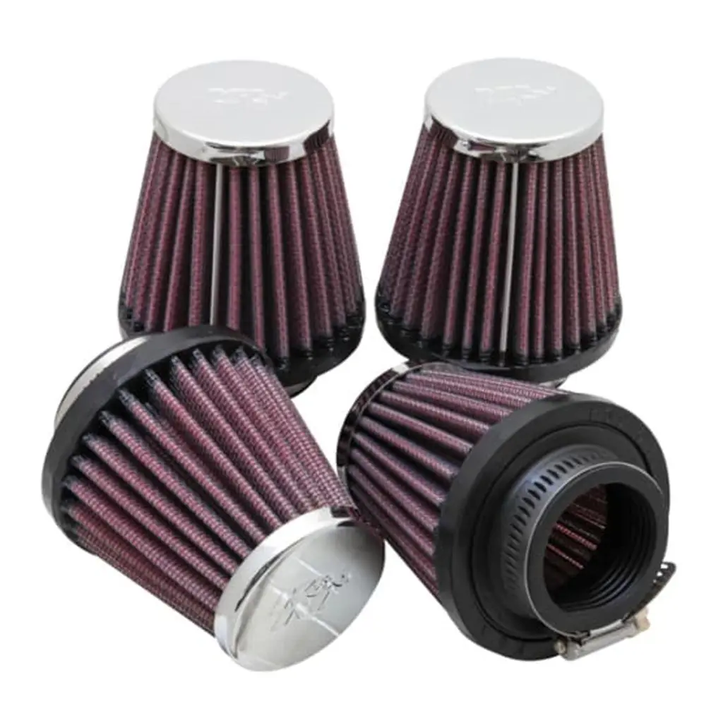 K&N FILTER UNI F40mm x Taper D76/51mm x H76mm (4 per BOX)