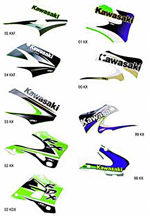 I OEM 05 KX125/250 03-08 tank/shrouds                      [] - Image 1