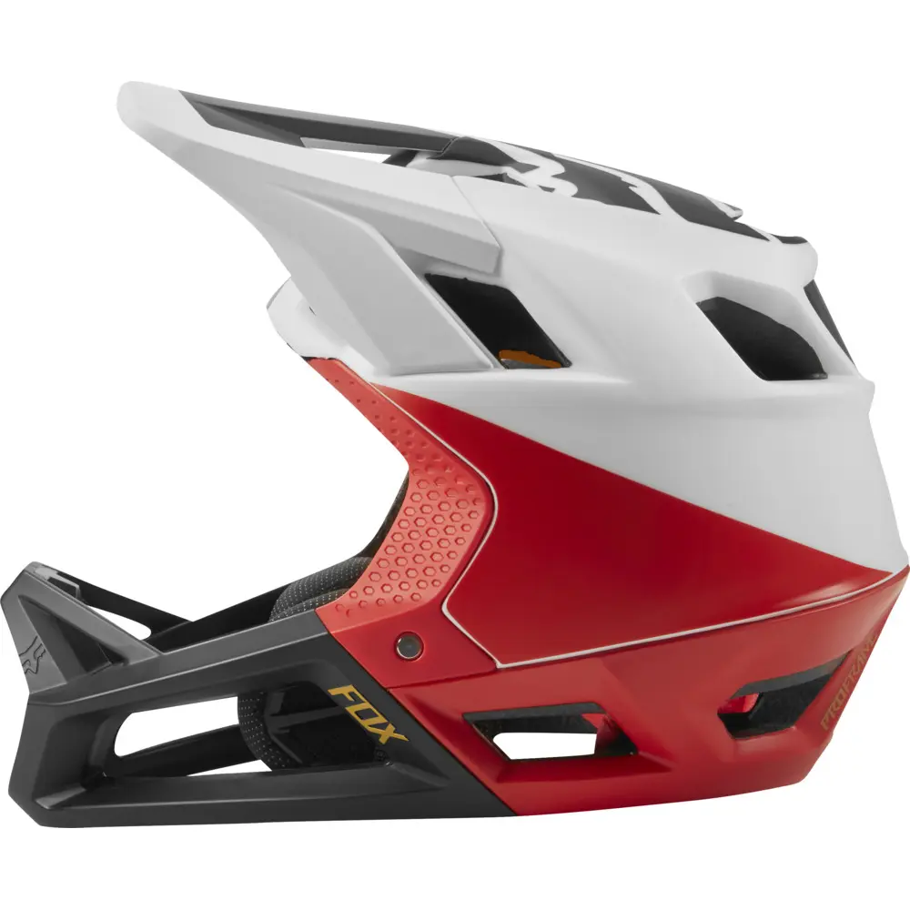 Helmet Fox Proframe Mips Pistol White/Black/Red