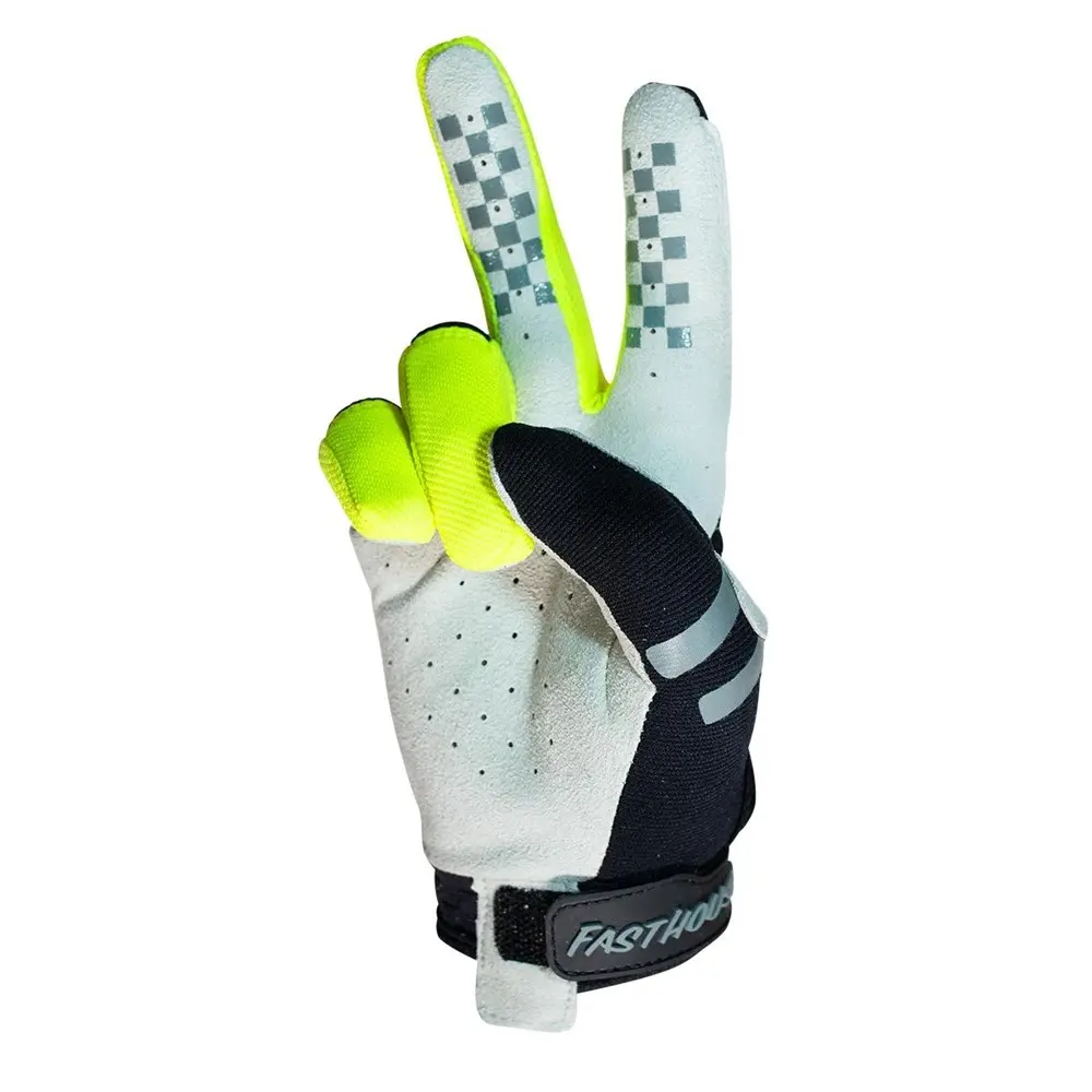Fasthouse Youth Speed Style Sector Motocross Gloves High Viz