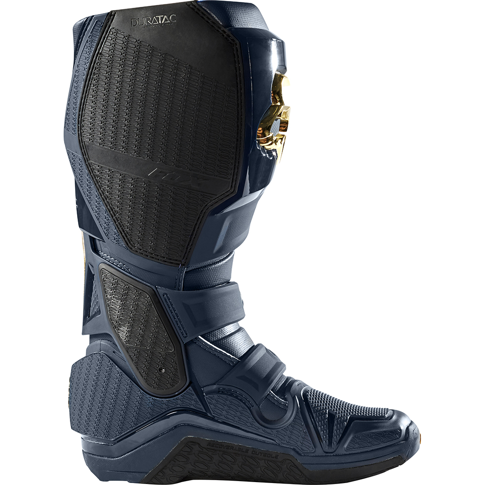 Motocross Boots Fox Instinct Navy/Gold - Image 4