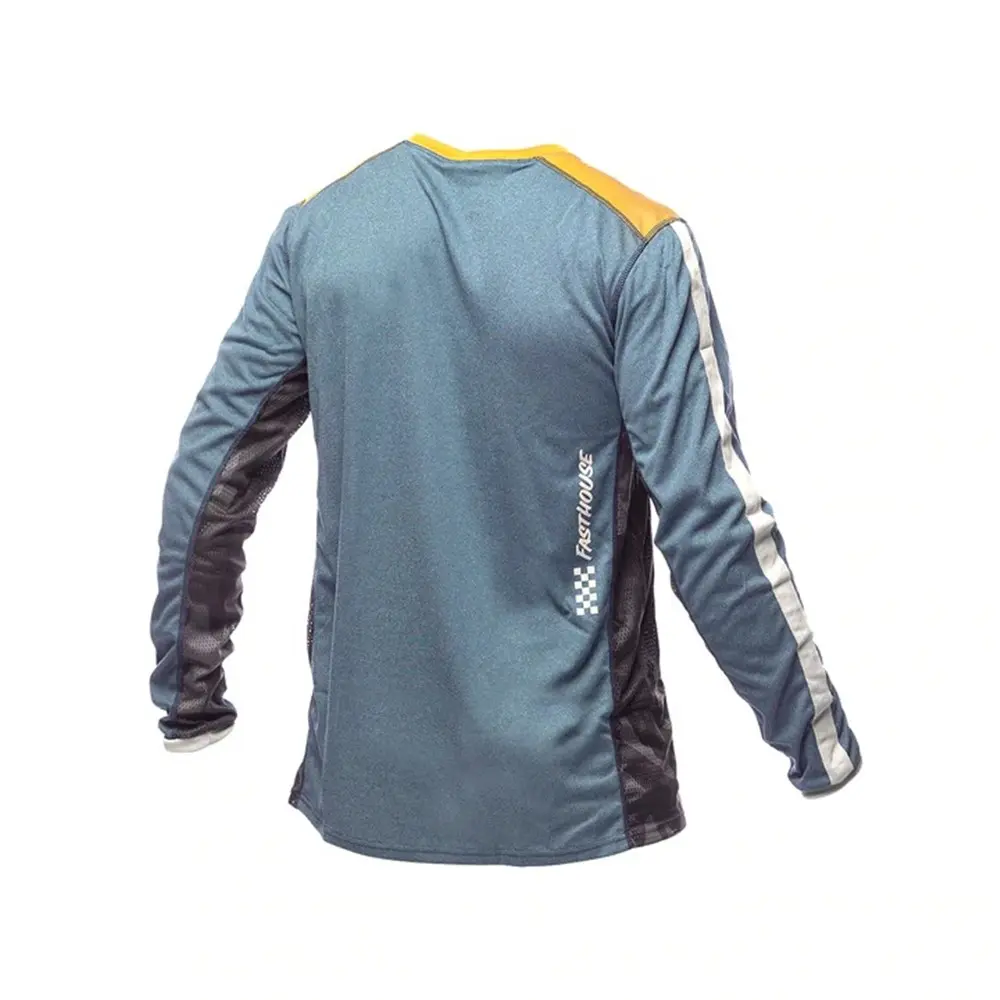 Fasthouse Acadia Long Sleeve Jersey Youth Heather Indigo