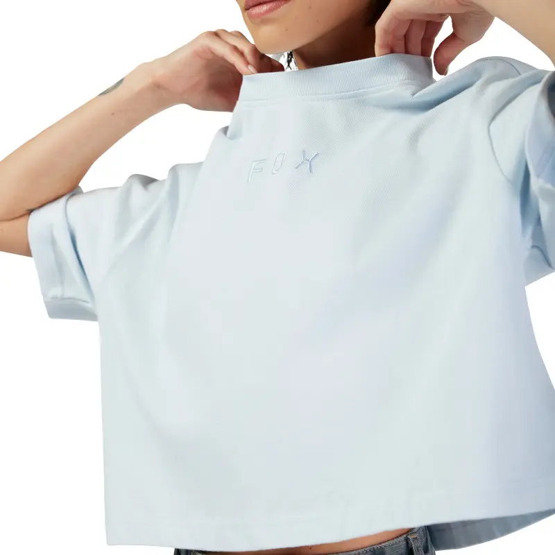 W Wordmark Oversized Crop Tee