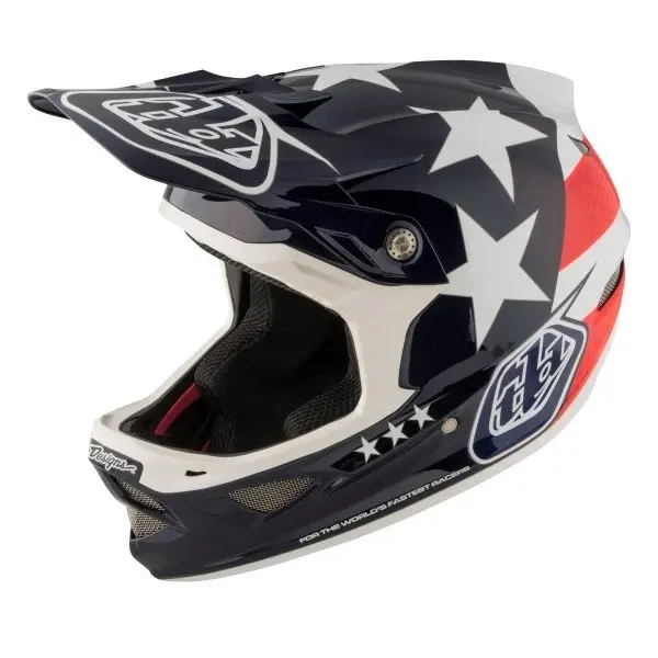 Helmet Troy Lee D3 AS MIPS Carbon Freedom Blue